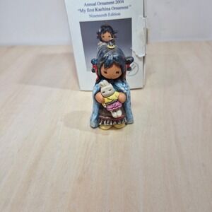 Goebel DeGrazia 2004 My First Kachina Ornament 19th Edition Porcelain Figurine